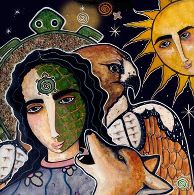 Mary Walks in Harmony by Virginia Maria
Romero