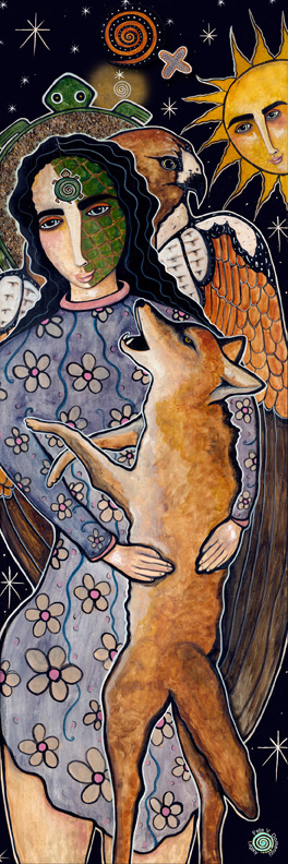 Mary
              Walks in Harmony by Virginia Maria Romero