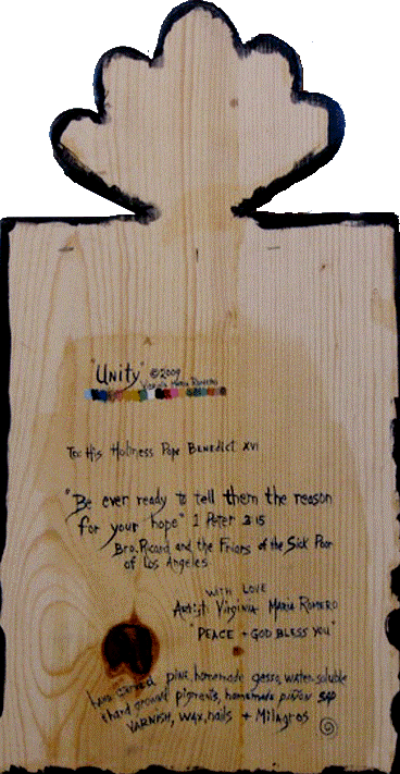 Back of Unity Retablo
                      by VMR